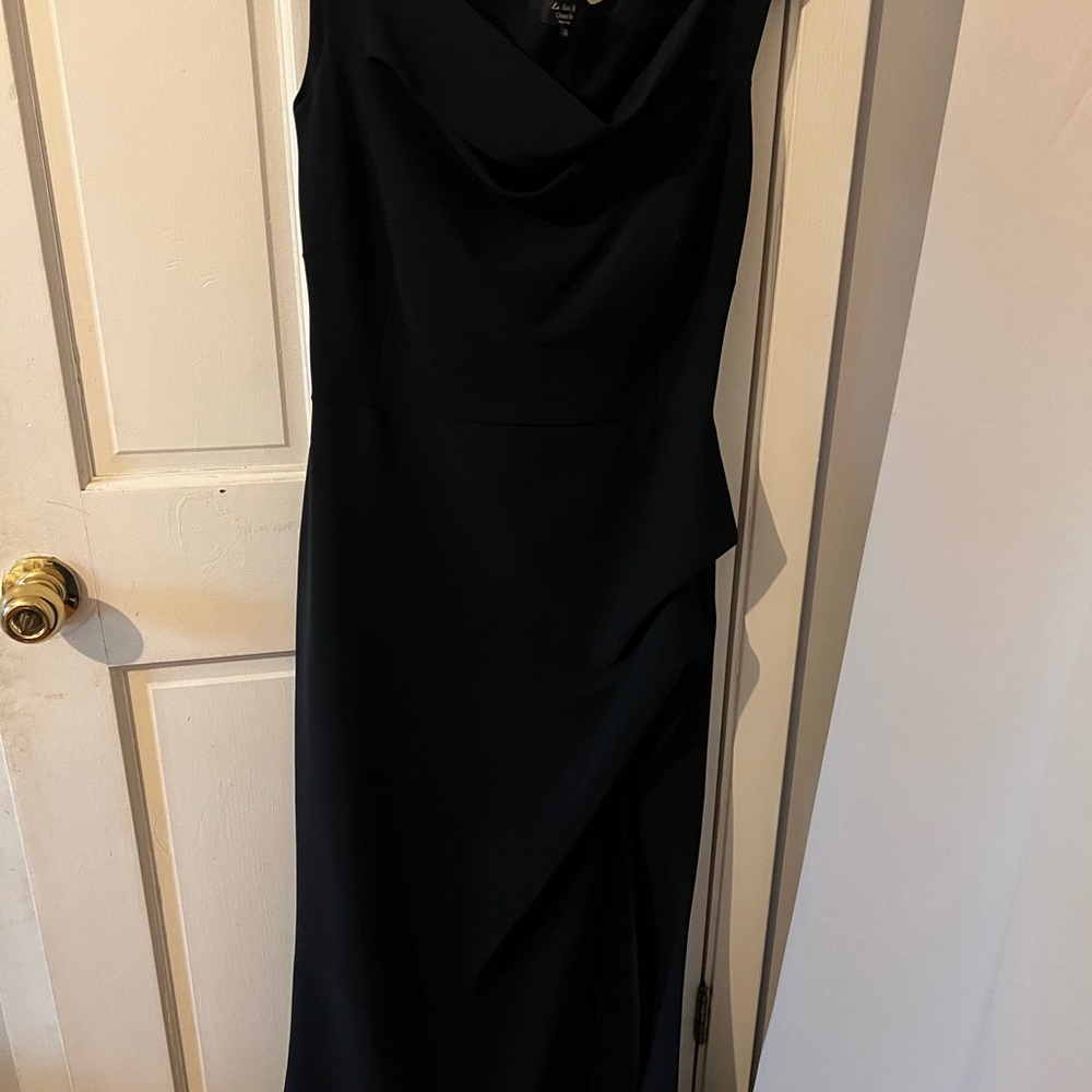 Chiara Boni Black Asymmetrical Dress